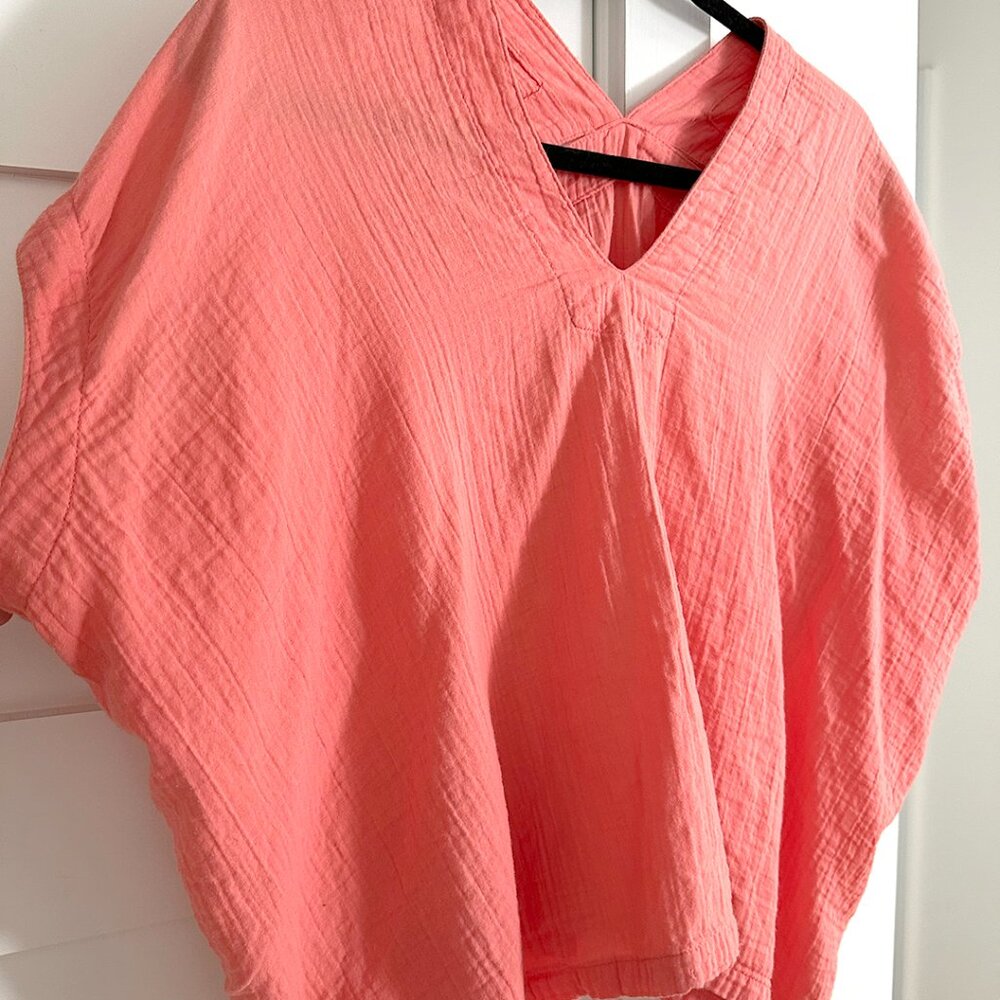 Atelier Delphine Celeste Top in Crinkled Cotton